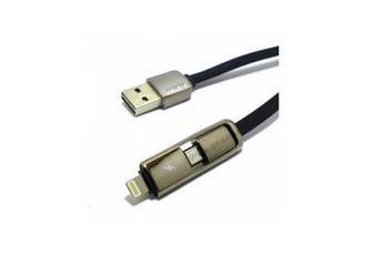 CABLE DUAL MICROUSB LIGHTNING