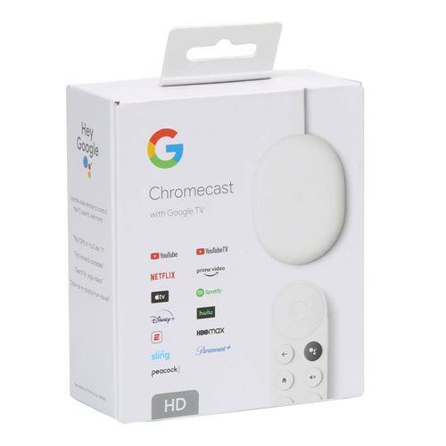 GOOGLE CHROMECAST WHITH GOOGLE TV