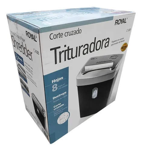 DESTRUCTORA DE PAPEL CX88 29147C ROYAL 8HOJAS