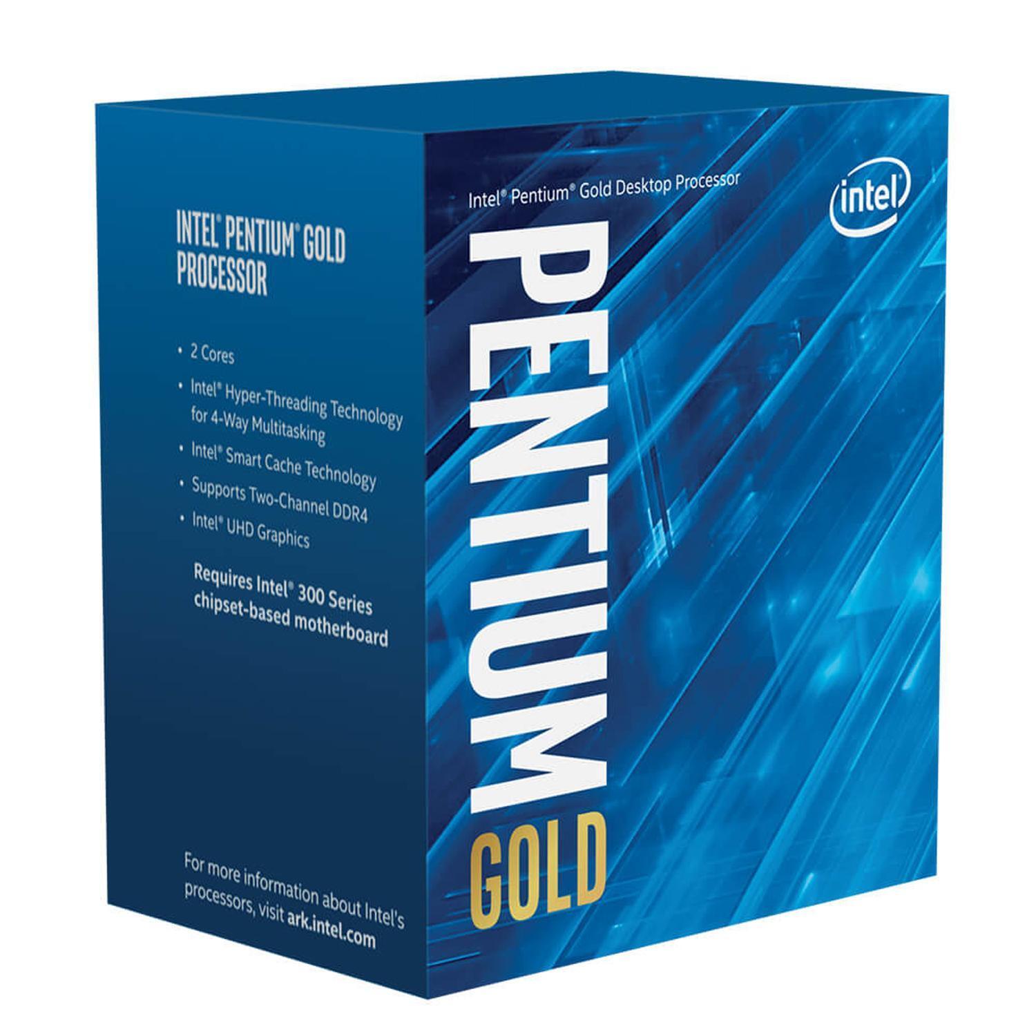 PROCESADOR CPU INTEL 1200 PENTIUM GOLD G6400 4.0 COMETLAKE