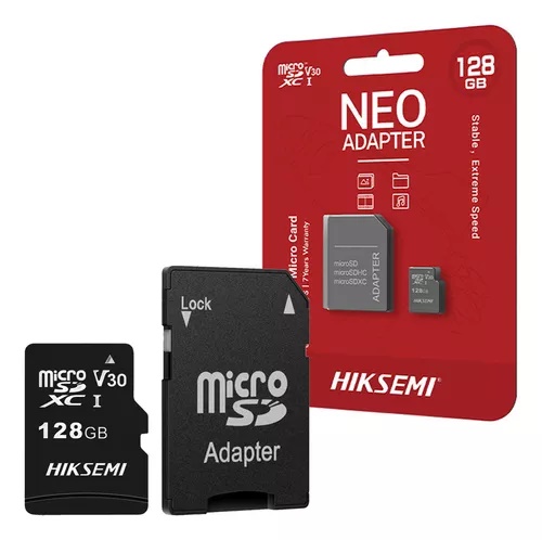 MEMORIA MICRO SD 128GB NEO HIKSEMI C/ADAP