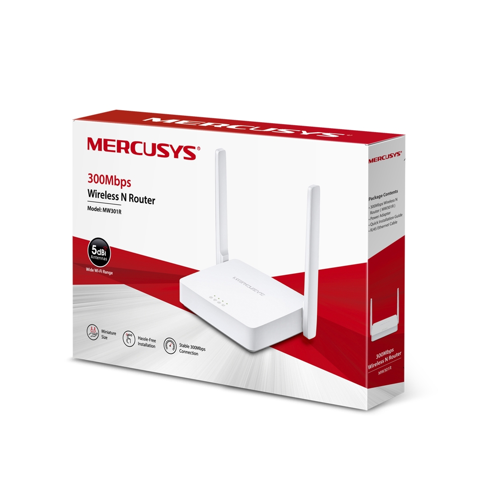 ROUTER WIR300 2 ANTENAS MW302R MERCUSYS BY TPLINK