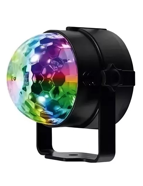 ESFERA MAGICA CON LUCES LED RGB AUDIORRITMICA