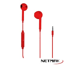 AURIC. URBAN STYLE MANOS LIBRES IN EAR RED NM-UR70