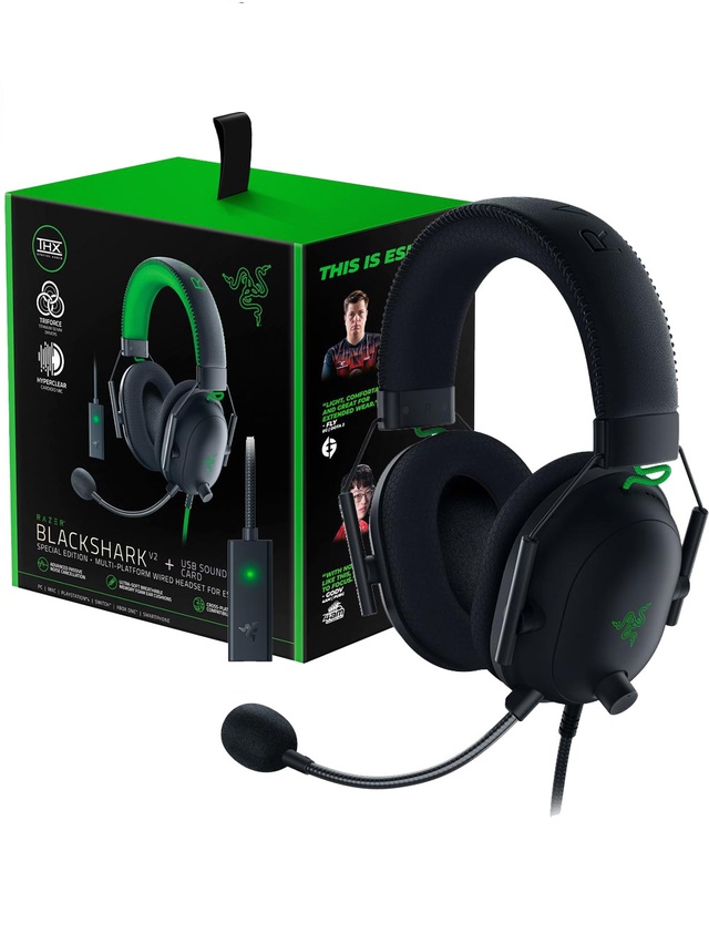 AURICULAR GAMER RAZER BLACKSHARK V2 X 7.1 BLACK