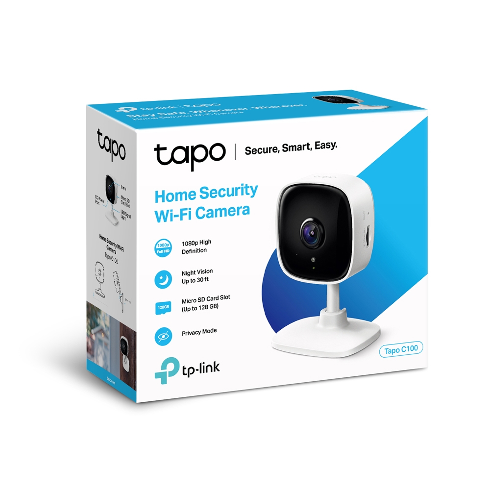 CAMARA IP TPLINK TAPO C100 DIA/NOCHE SD WIFI