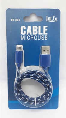 CABLE - ADAP. USB A MICRO USB AZUL